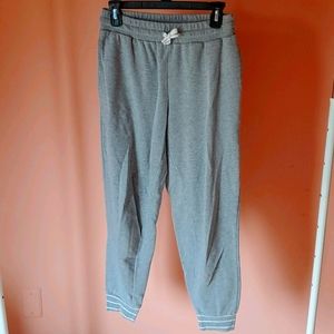 Gray jogger sweatpants
